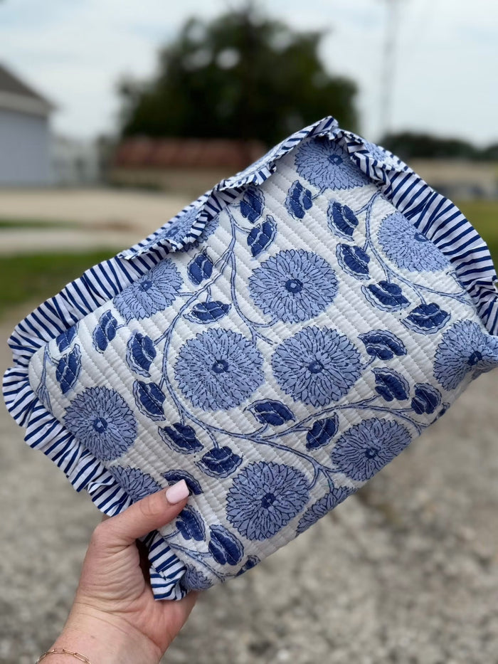 Quilted Cosmetic Bag