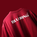 Red premium oversized t-shirt clean minimal branding