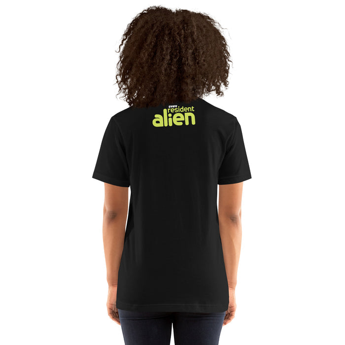 Unisex Resident Alien cotton t-shirt product view