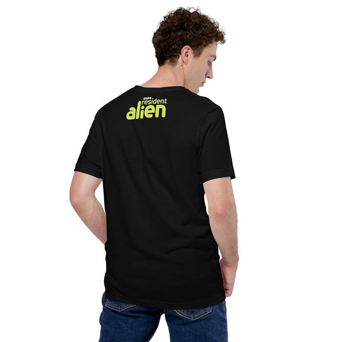 Resident Alien TV show merchandise t-shirt