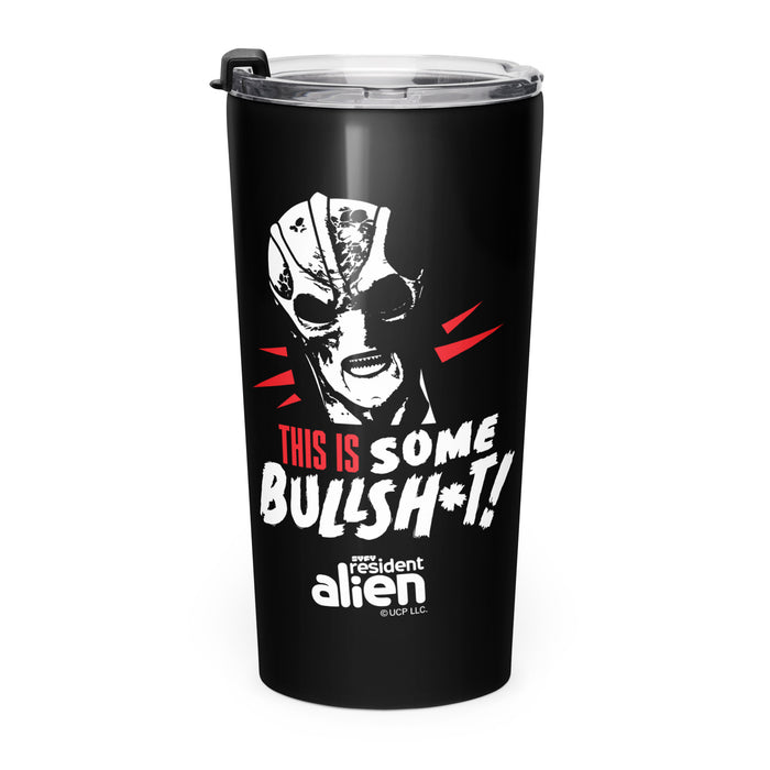 Resident Alien 20 oz travel mug with glossy finish