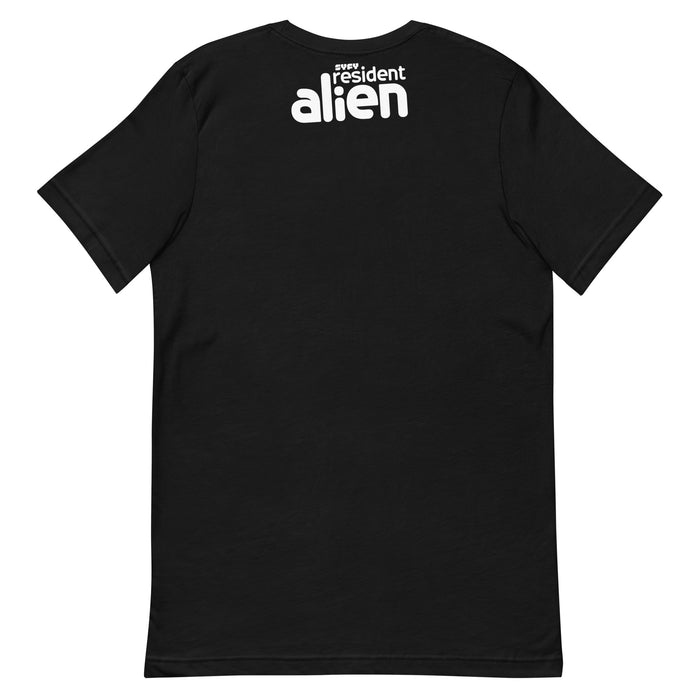 Resident Alien graphic tee featuring funny quote