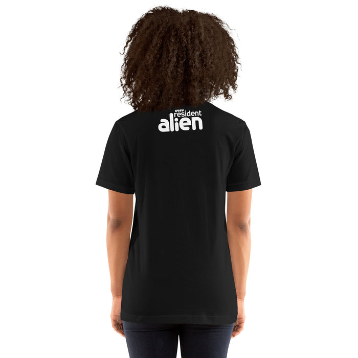 Unisex Resident Alien casual t-shirt front display
