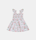 Roller Rabbit x Hill House Baby Ellie Nap Dress - Pink Monkey Block Stripe