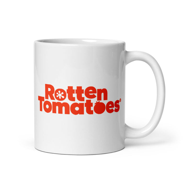 Side view of the white ceramic mug showing the comfortable curved handle and clean finish
