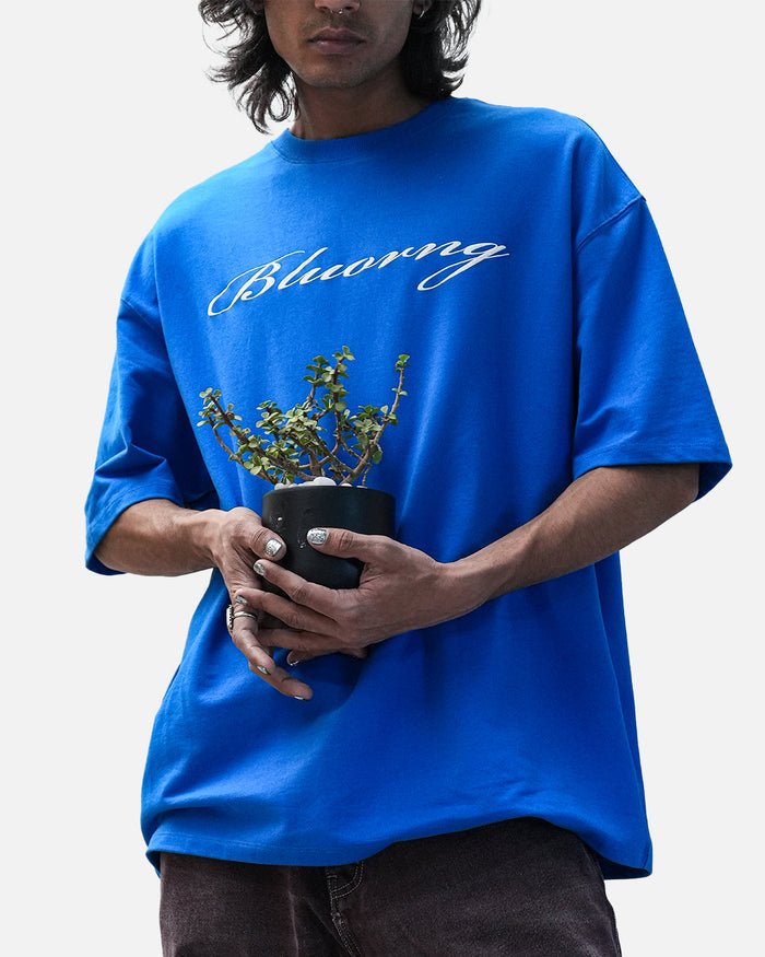 ROYAL BLUE BONSAI T-SHIRT - Oversized T-Shirt