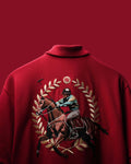 Rush Red Saddle League Polo T-Shirt