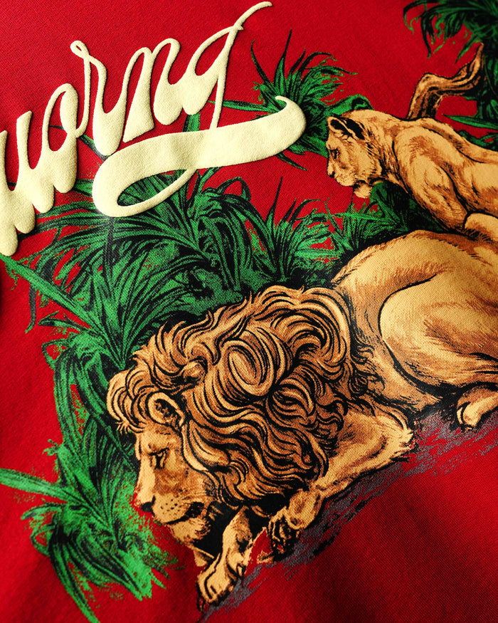 Red oversized Savanna T-Shirt