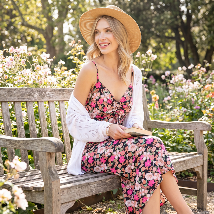 Serena Floral Maxi Dress