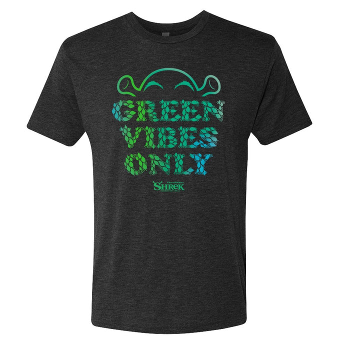 Back view of the Shrek t-shirt showing the solid fabric and modern fit