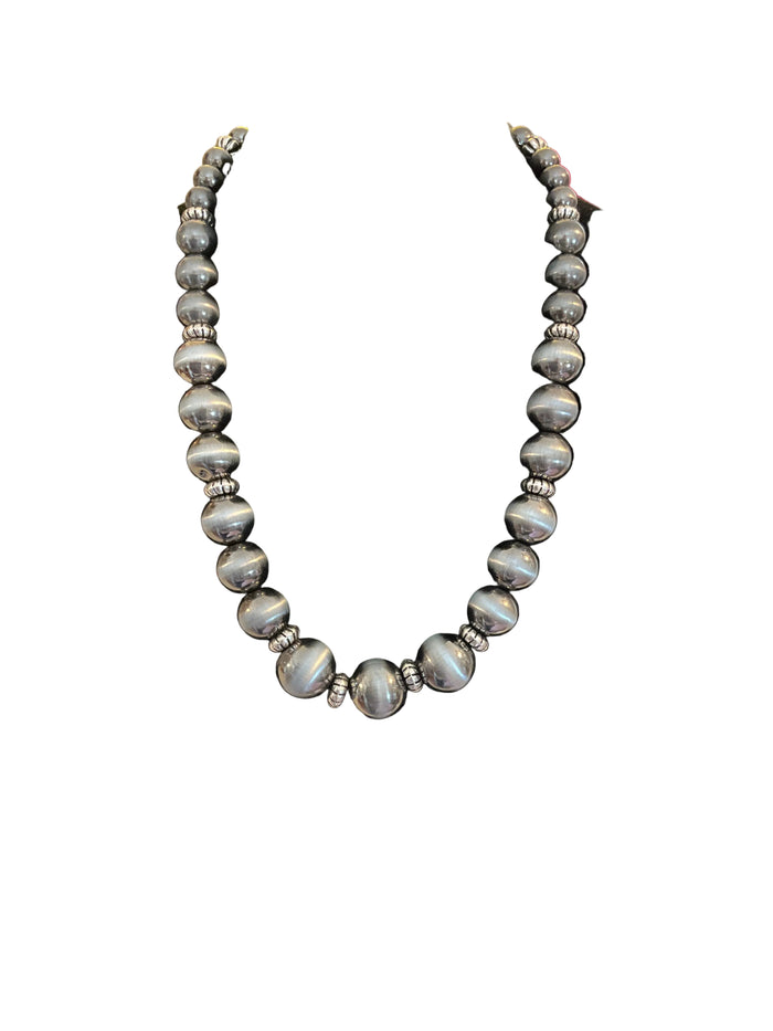 Single Strand Concho Navajo Necklace