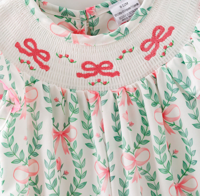 Smocked Bow Dress