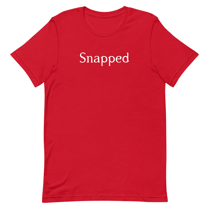 Snapped Logo T-Shirt collar and neckline detail