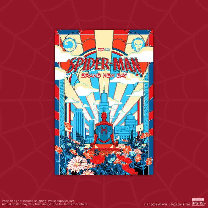 Spider-Man Brand New Day movie ticket and poster bundle