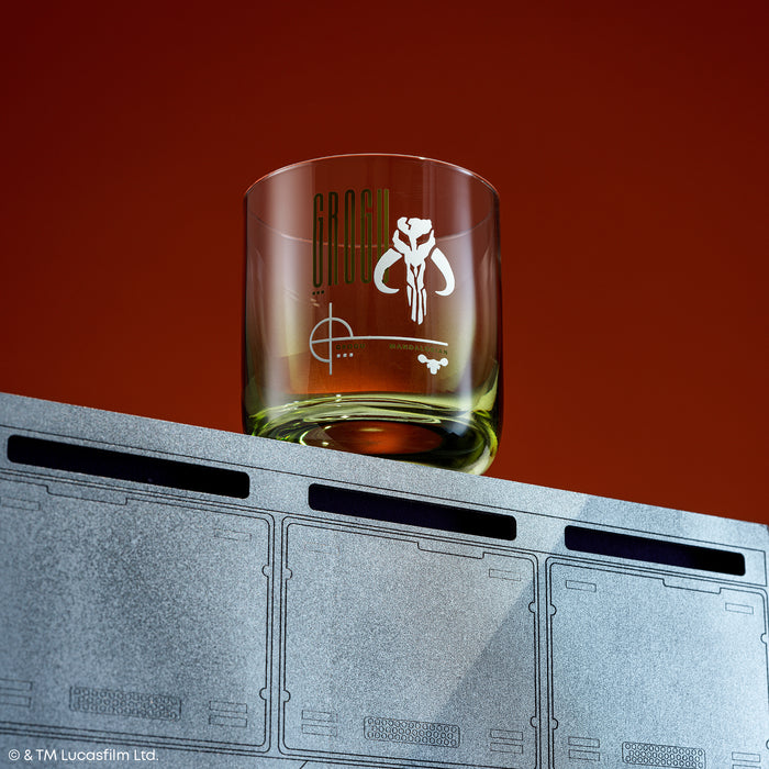 Official Mandalorian and Grogu glassware for fans