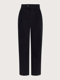 Stretch Needle Cord Tapered Trouser Long