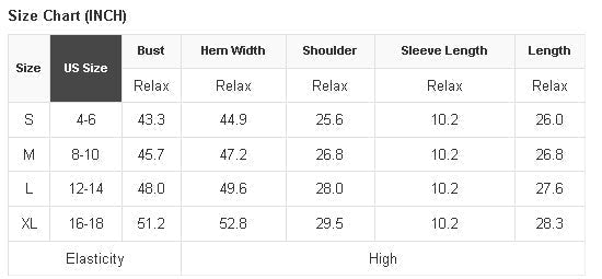 Stripe Colorblock 3/4 Sleeve Loose T-Shirt