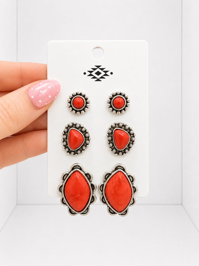Stud Set Earrings