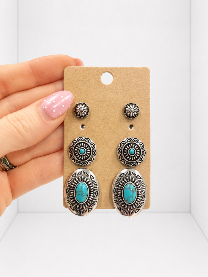 Stud Set Earrings