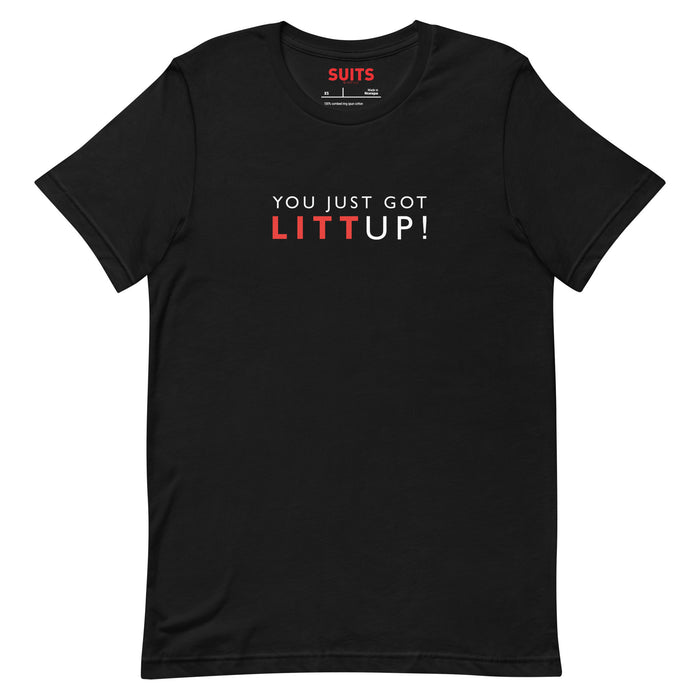 Suits You Just Got Litt Up T-Shirt front view