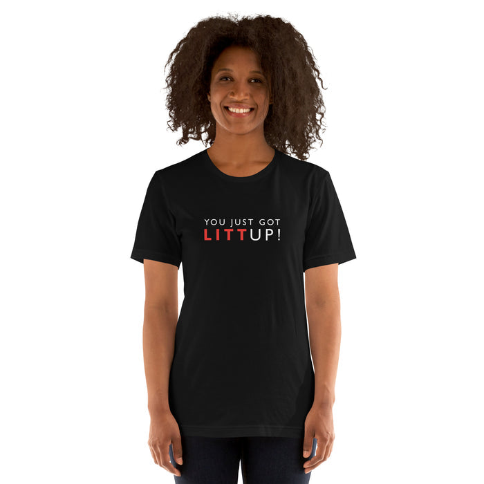 Suits TV show t-shirt lifestyle shot