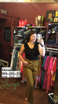 Textured Long Pants - LARGE
