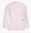 The Amal Cardigan in Soft Pink color: Soft Pink