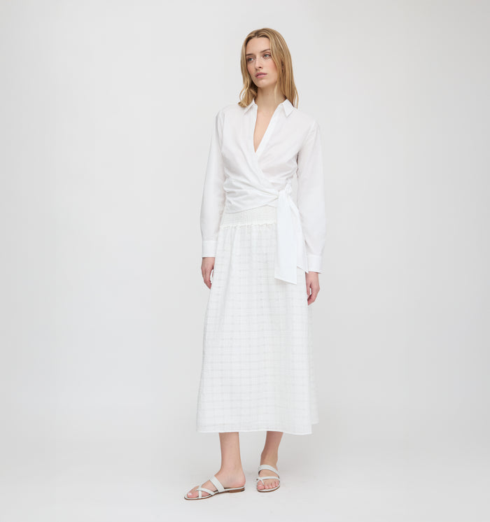 The Amaris Top - White