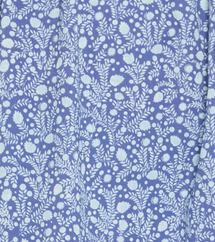 The Analiese Nap Dress - Cornflower Ditsy Thistle