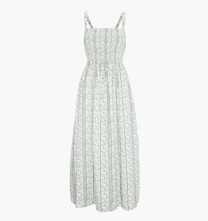 monogram: green-provence-floral