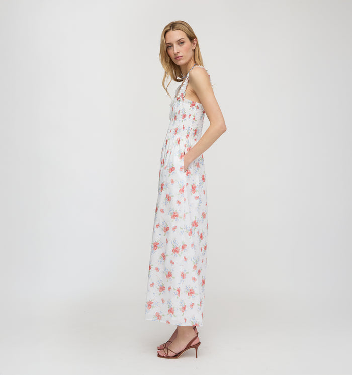 The Ashlyn Nap Dress - Sunburst Blossoms