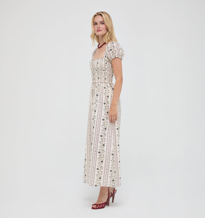 The Aster Nap Dress -  Kelmscott Ribbon Stripe