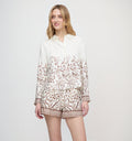 The Audrey Short - Ivory Wildflower Field