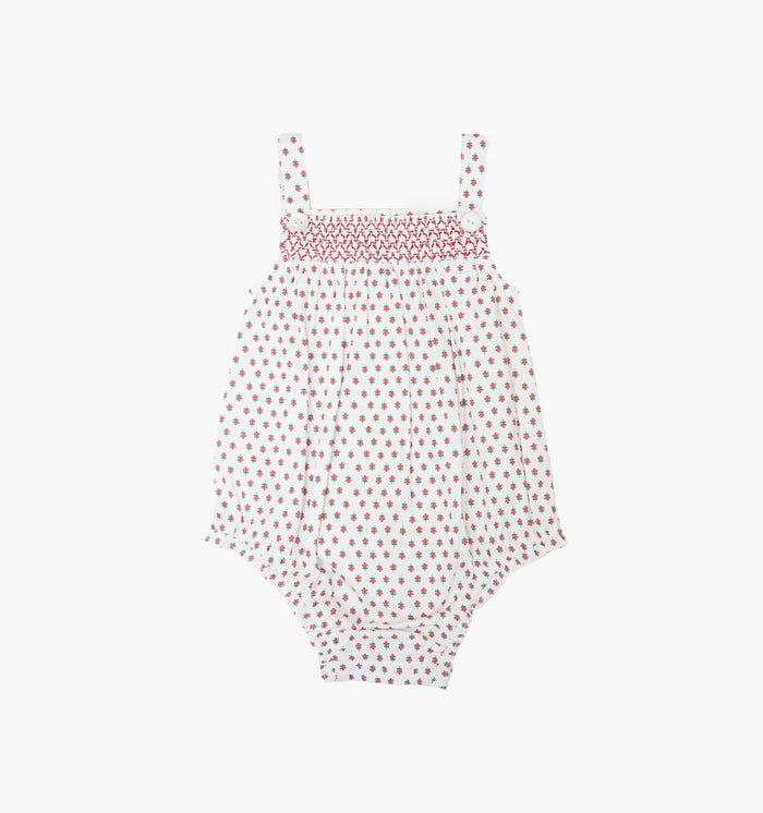 The Baby Arlo Bubble - White Poppy Half Drop