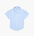 The Baby Beau Shirt - Blue/White Stripe