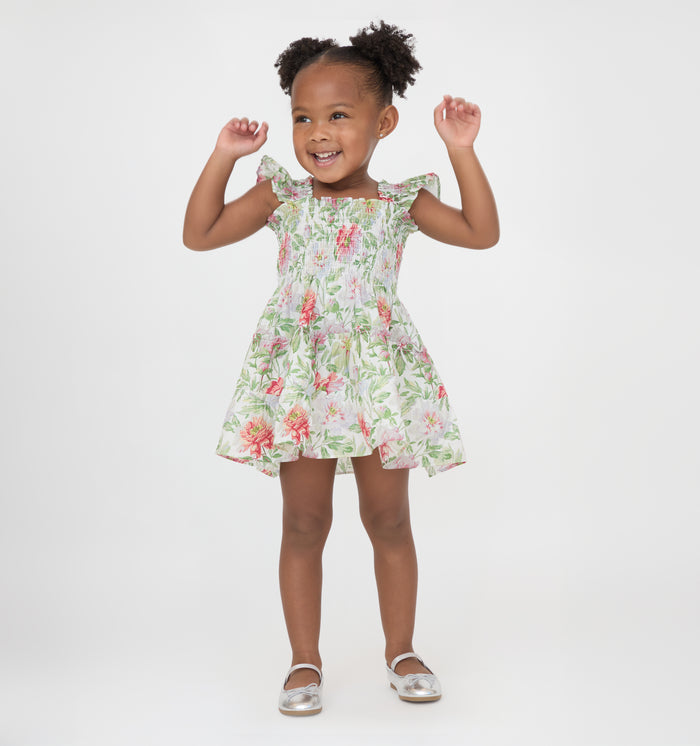 The Baby Ellie Nap Dress - Peony Chintz