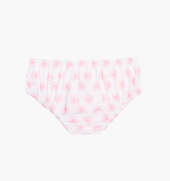 monogram: pink-doily-heart