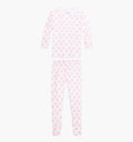 The Baby Sully PJ Set - Pink Doily Heart