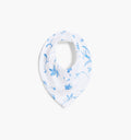 The Bandana Bib - Blue Botanical