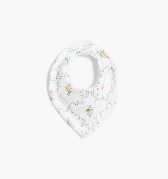 The Bandana Bib - Pastel Trellis