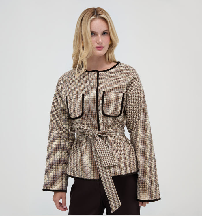 The Barrow Jacket - Hertford Houndstooth