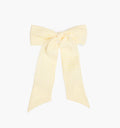 The Belle Bow - Butter Yellow Tonal Seersucker