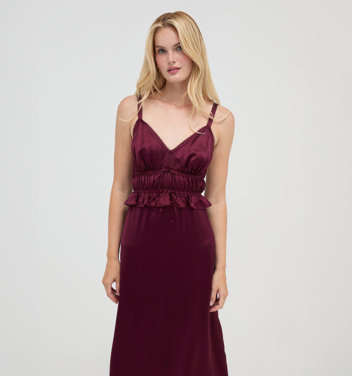 The Bonnie Dress -  Mulberry