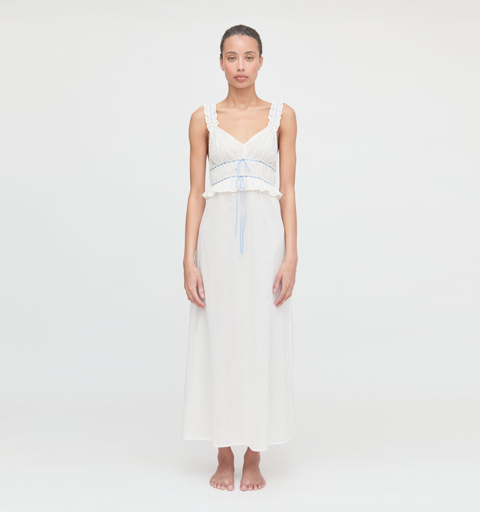 The Bonnie Nightgown - Soft Ivory