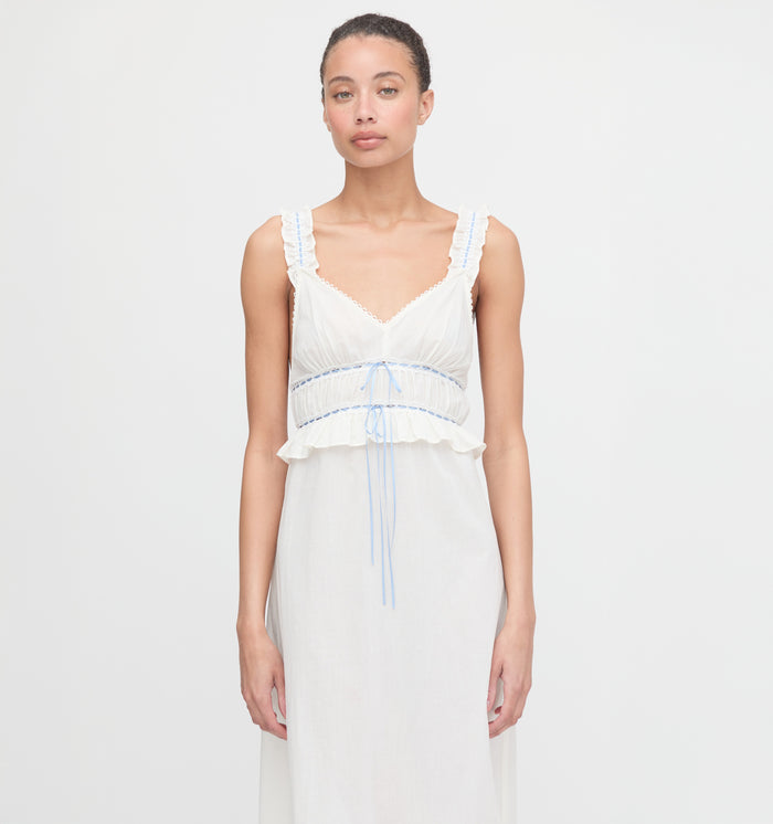 The Bonnie Nightgown - Soft Ivory