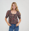The Camri Top -  Jacobean Sprig