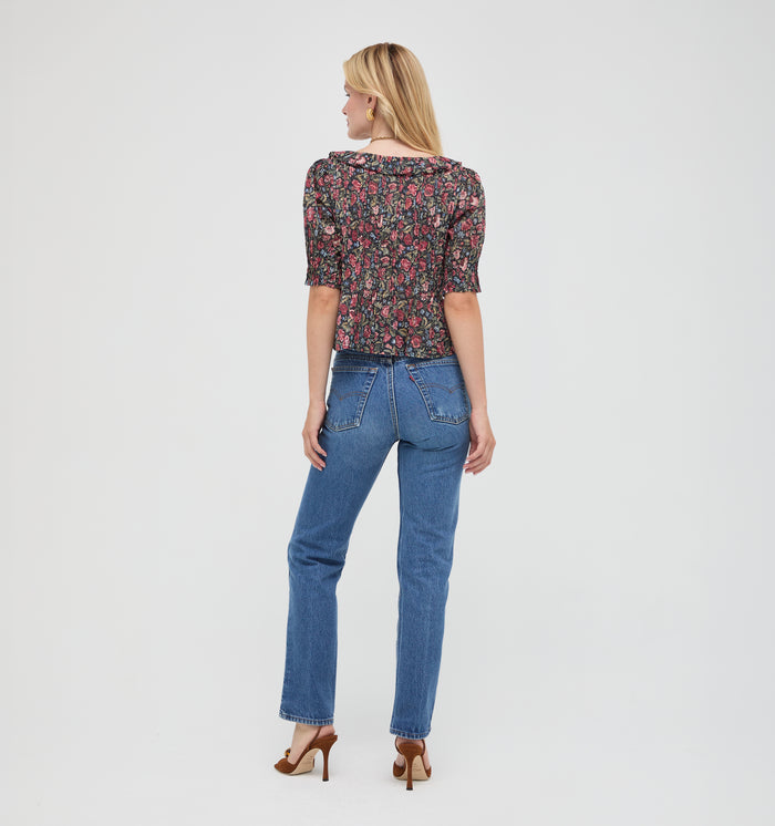 The Camri Top -  Jacobean Sprig