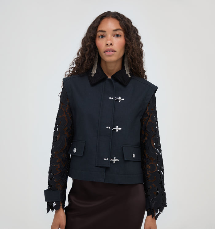 The Clarisse Jacket -  Black