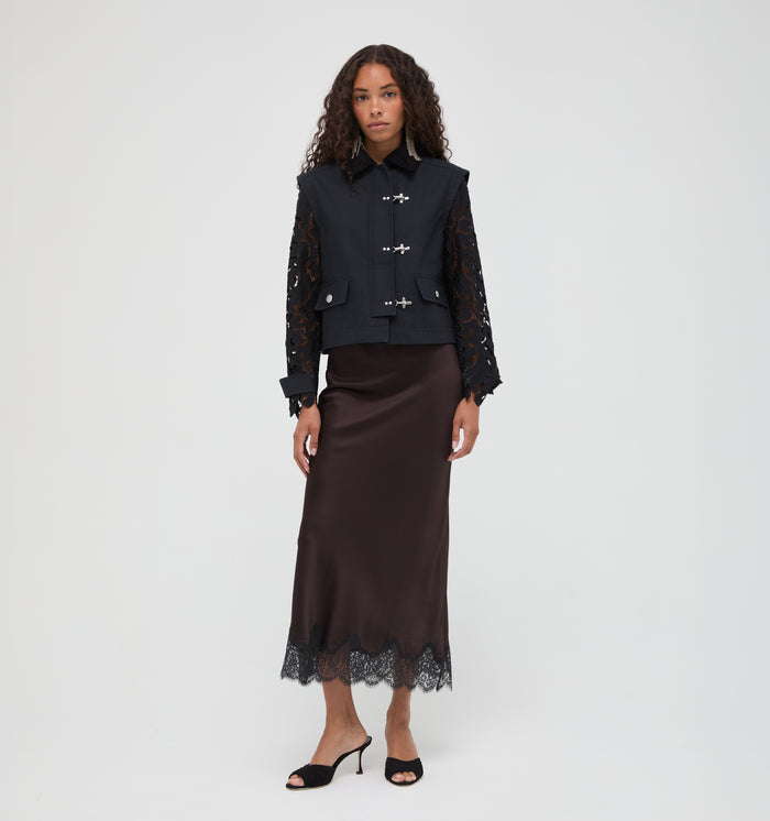 The Clarisse Jacket -  Black