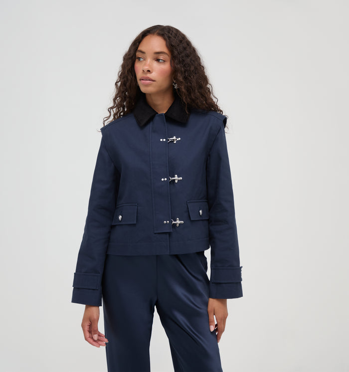 The Clarisse Jacket -  Navy